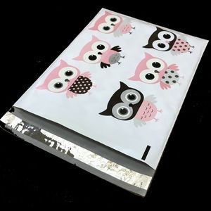 100 (10 x 13) poly mailers - Owls 🦉